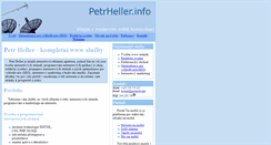 Desktop Screenshot of petrheller.info