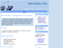 Tablet Screenshot of petrheller.info